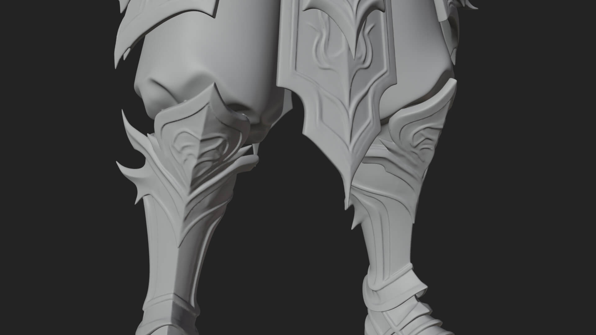 Elven Lord Statue Design 11 3D Print Model 3D Model