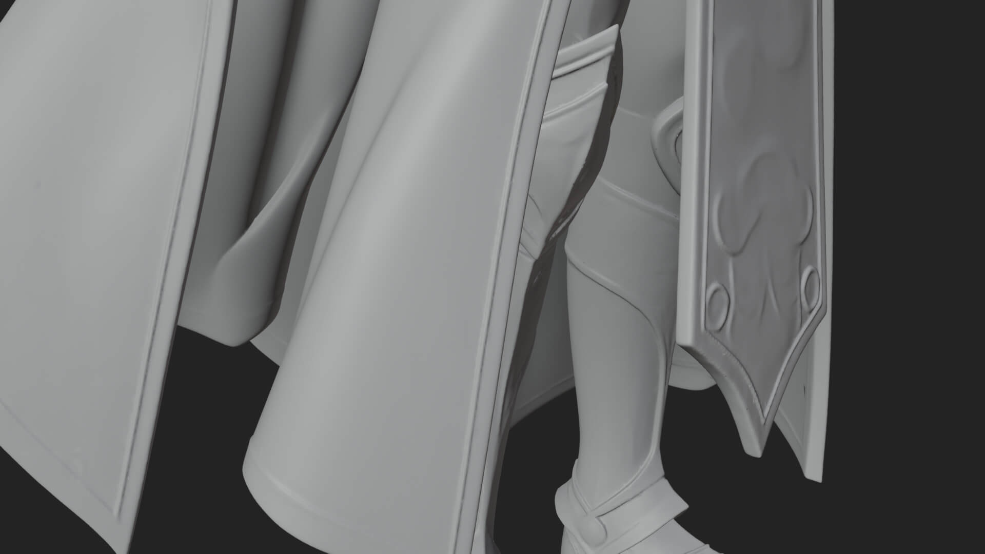 Elven Lord Statue Design 13 3D Print Model 3D Model