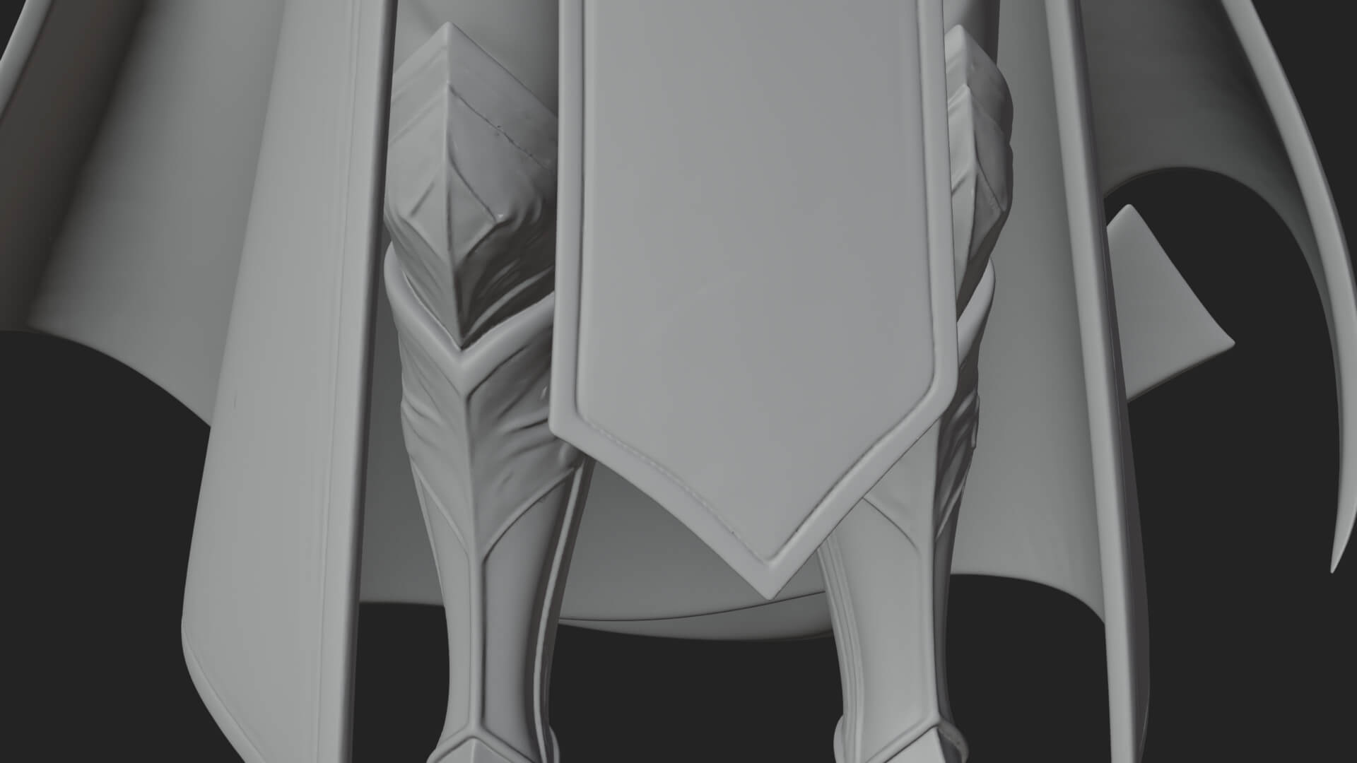 Elven Lord Statue Design 15 3D Print Model 3D Model