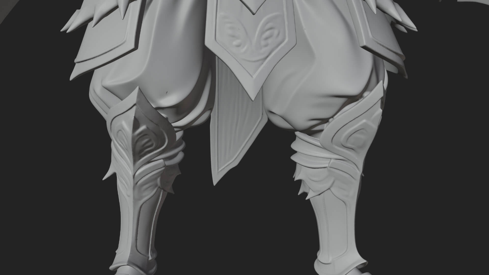 Elven Lord Statue Design 16 3D Print Model 3D Model