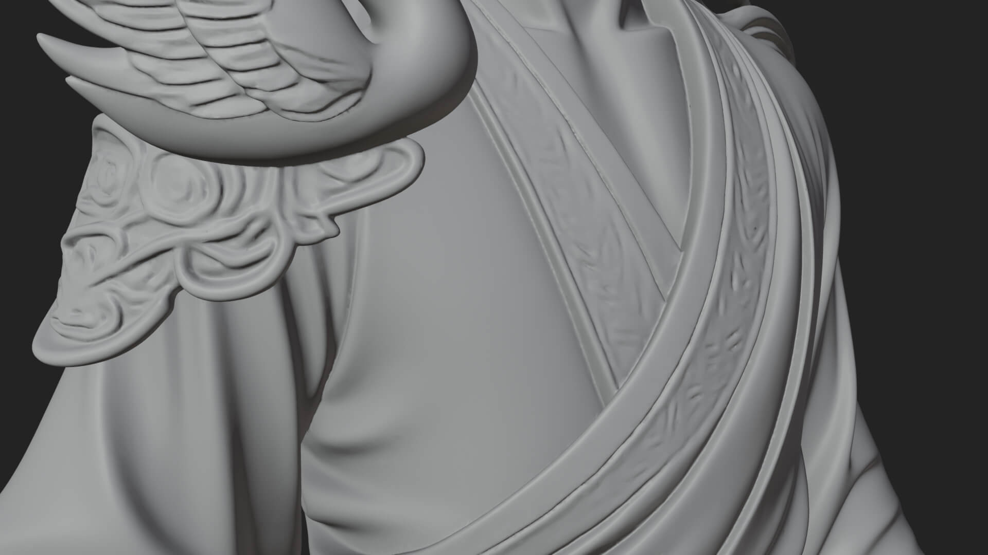 Elven Lord Statue Design 17 3D Print Model 3D Model