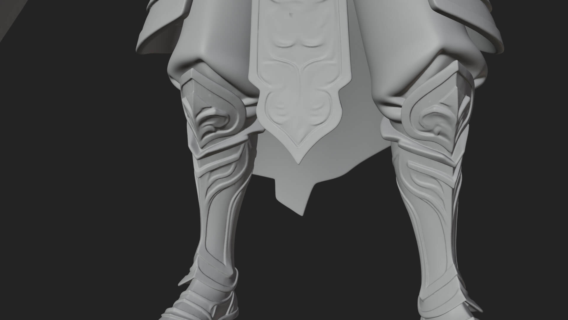 Elven Lord Statue Design 4 3D Print Model 3D Model