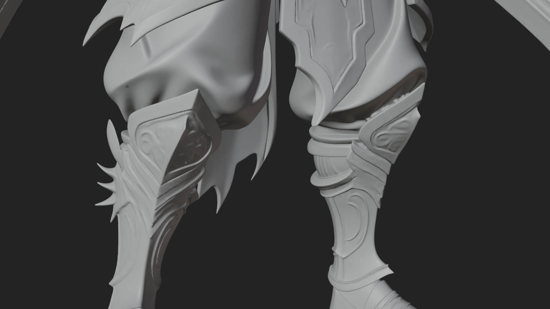 Elven Lord Statue Design 6 3D Print Model 3D Model