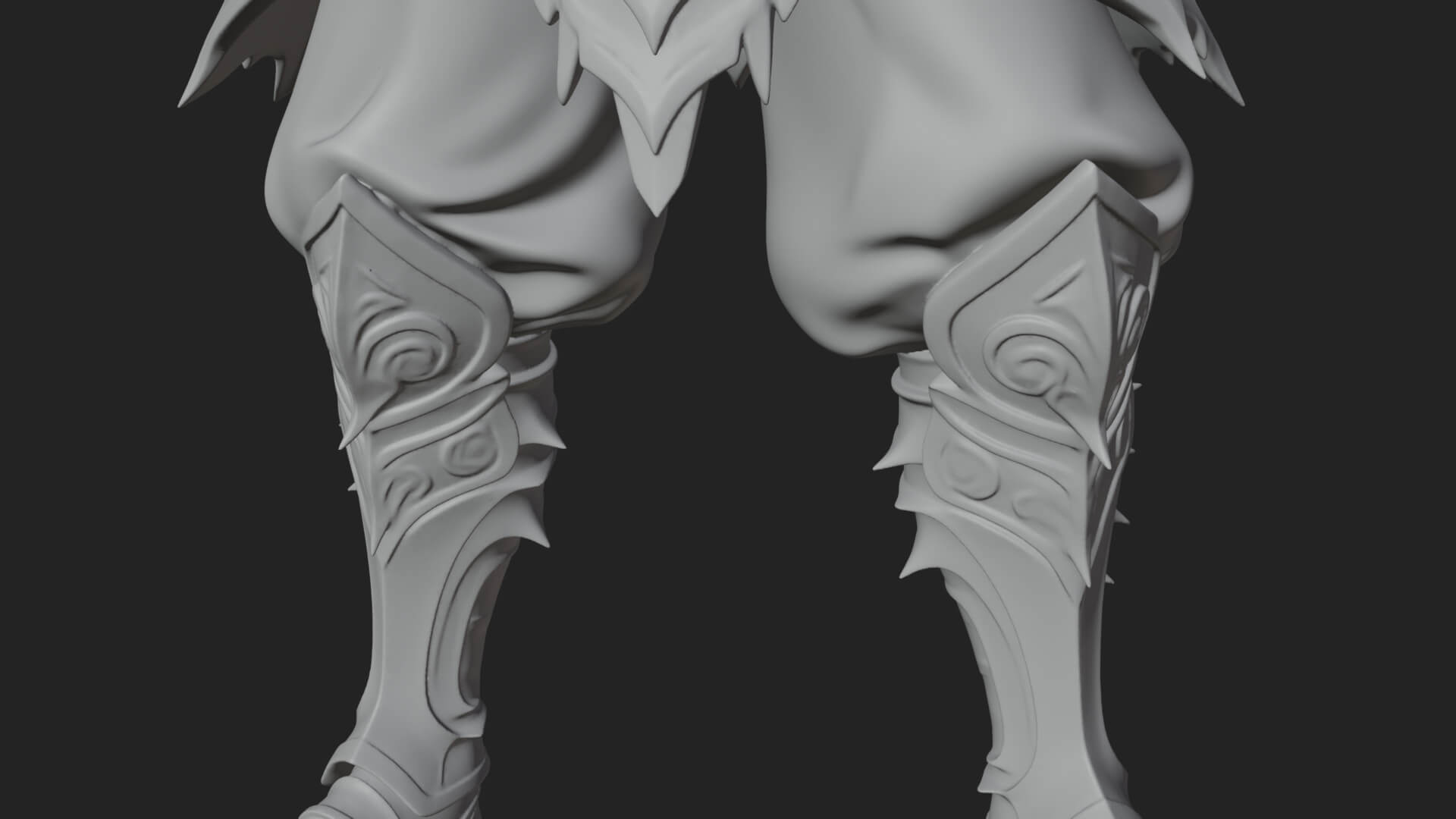 Elven Lord Statue Design 7 3D Print Model 3D Model