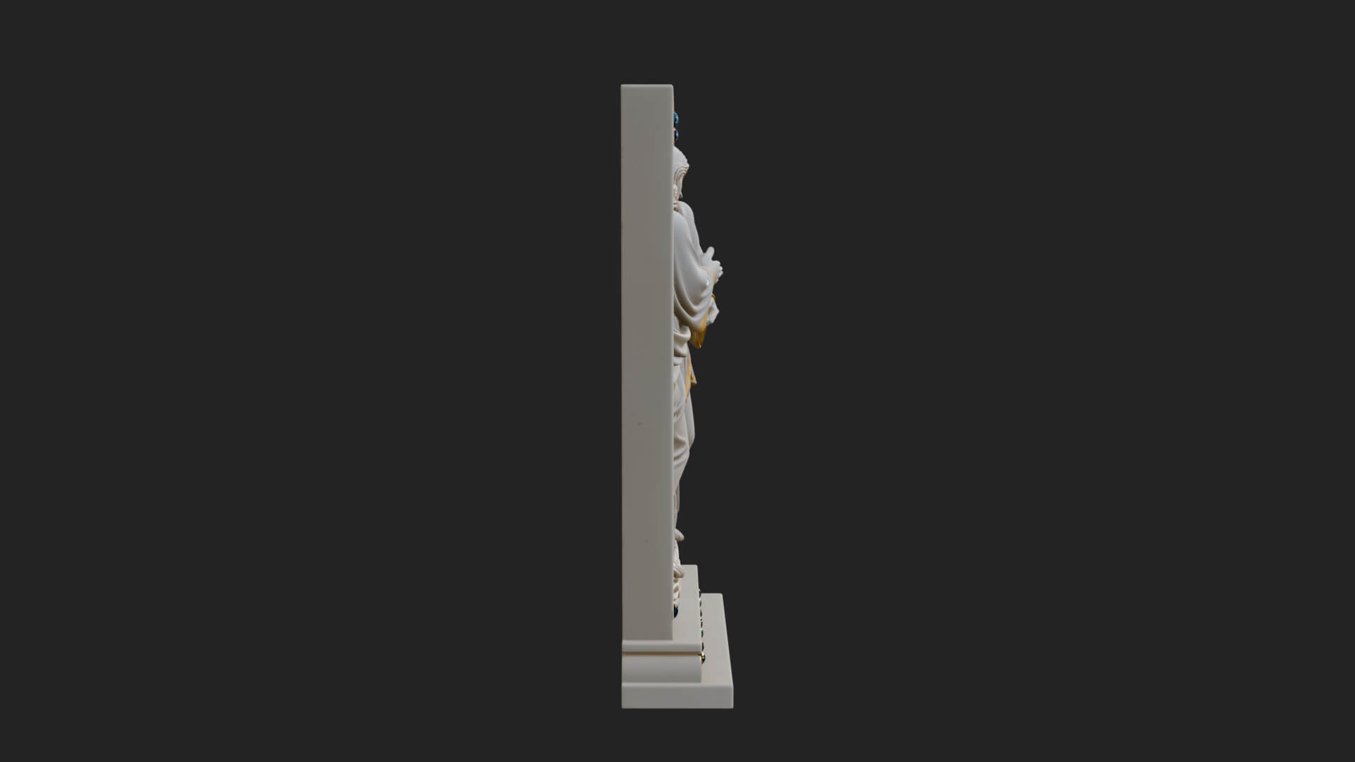 Embracing Couple Relief Plaque Design 2 3D Print Model 3D Model