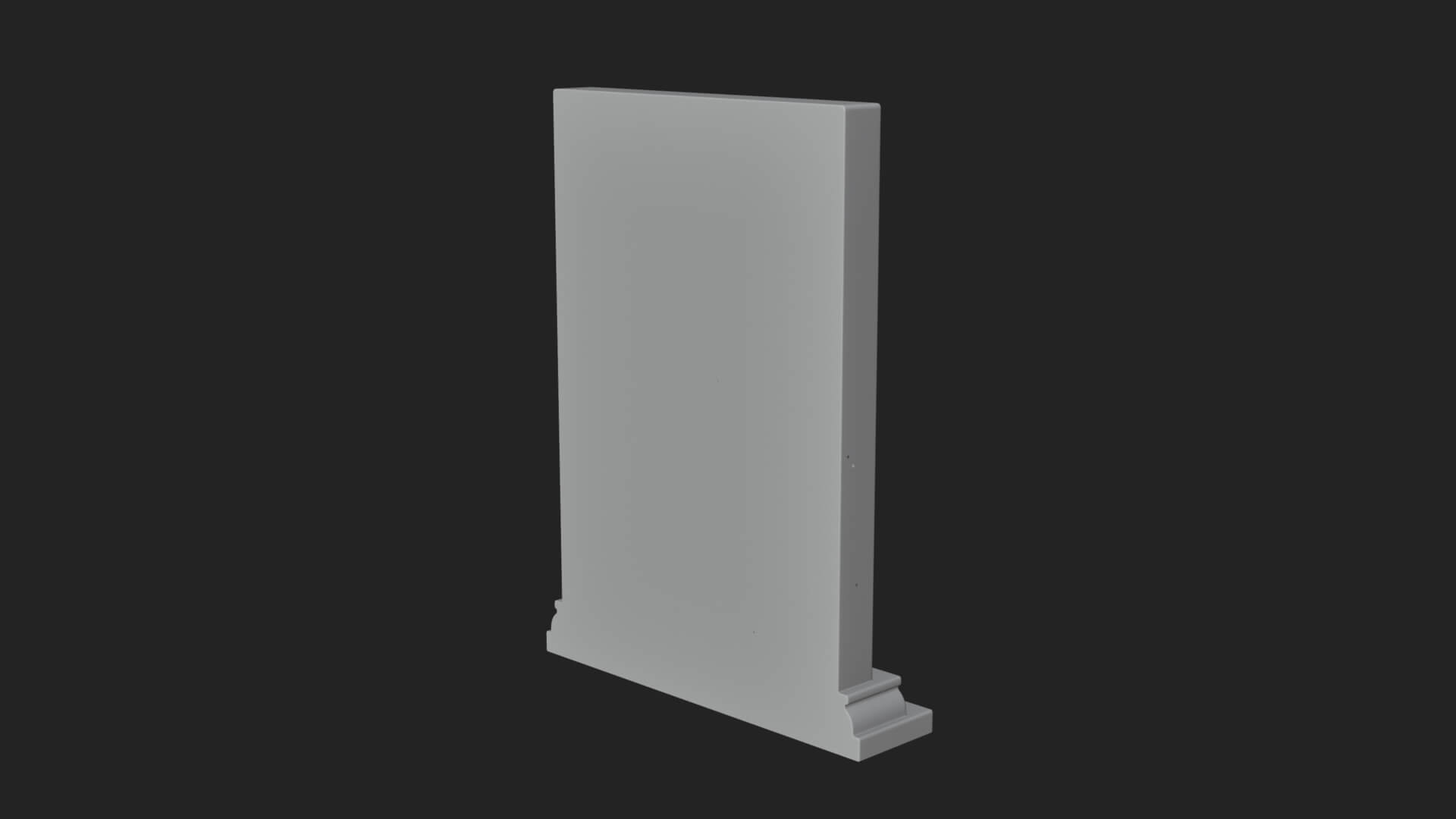 Embracing Couple Relief Plaque Design 2 3D Print Model 3D Model