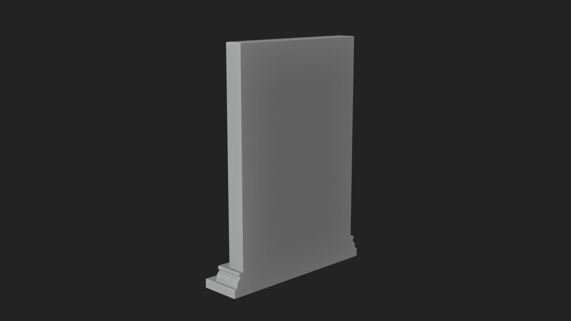 Embracing Couple Relief Plaque Design 2 3D Print Model 3D Model