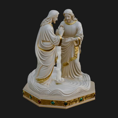 Embracing Couple Statue Design 1 3D Print Model