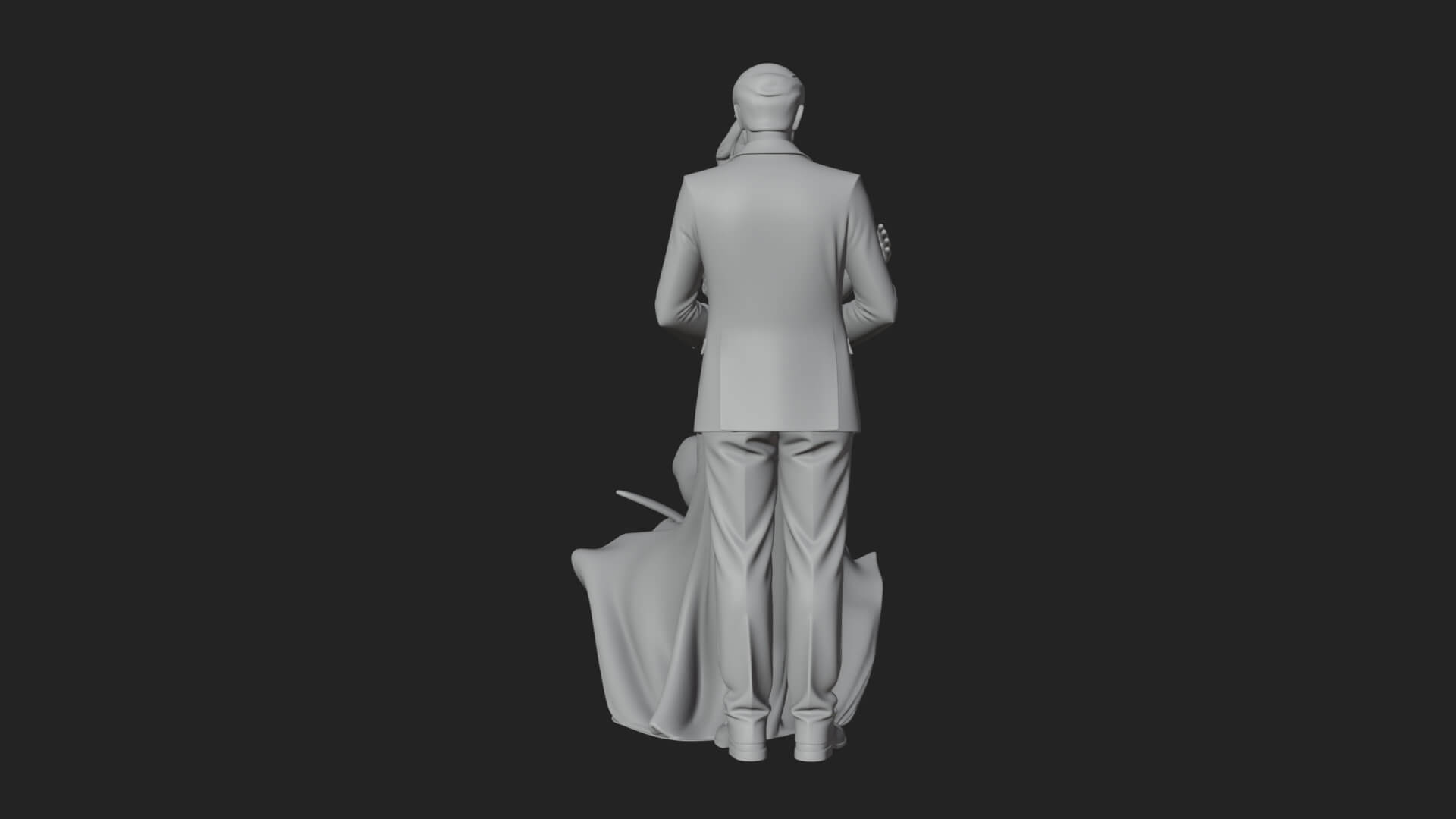 Embracing Lovers Couple Statue Design 3 3D Print Model 3D Model