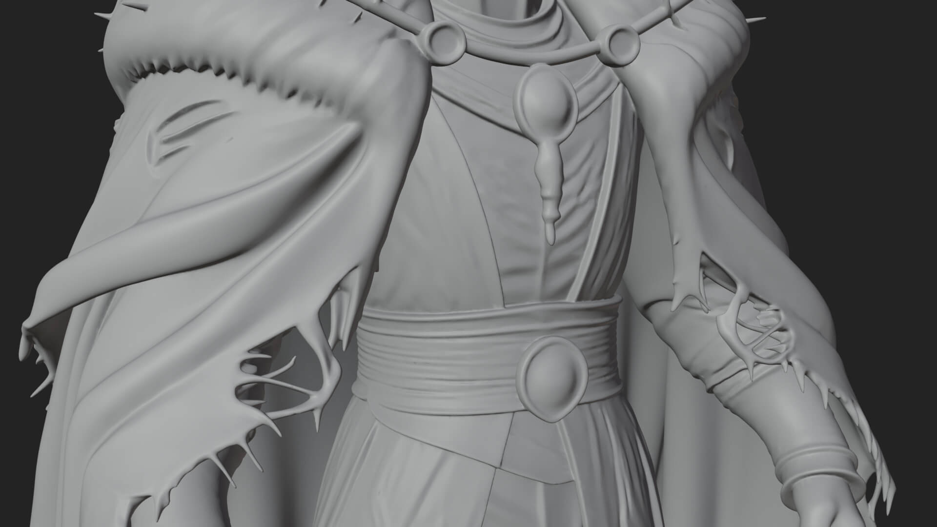 Enthroned Pumpkin Lord Statue Design 5 3D Print Model 3D Model