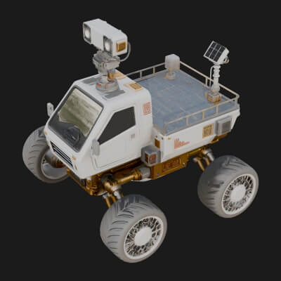Exploration Rover Model Design 1 3D Print Model