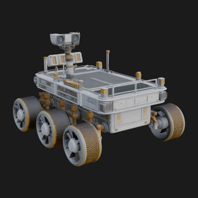 Exploration Rover Model Design 2 3D Print Model