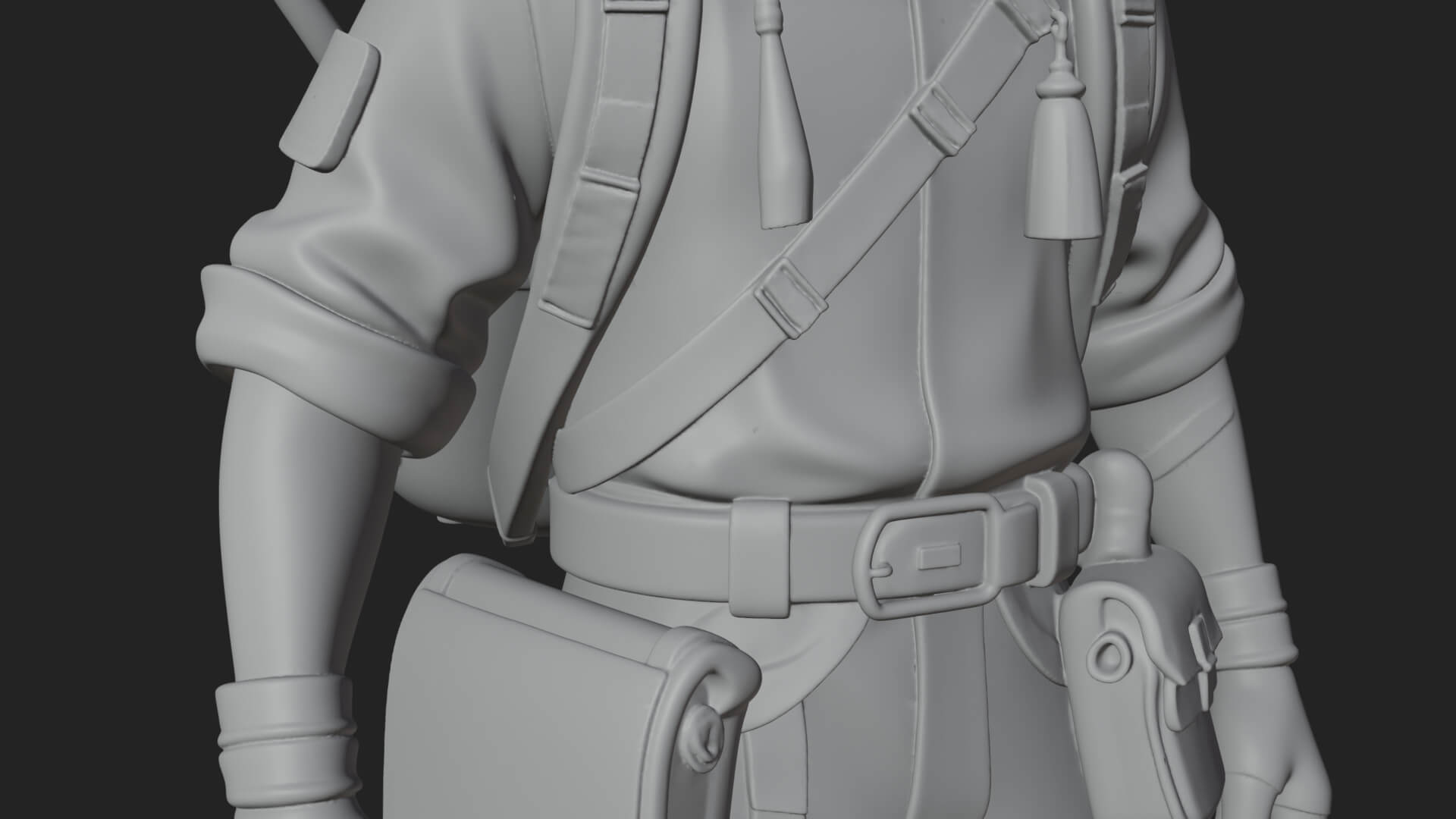 Explorer Man Statue Design 15 3D Print Model 3D Model