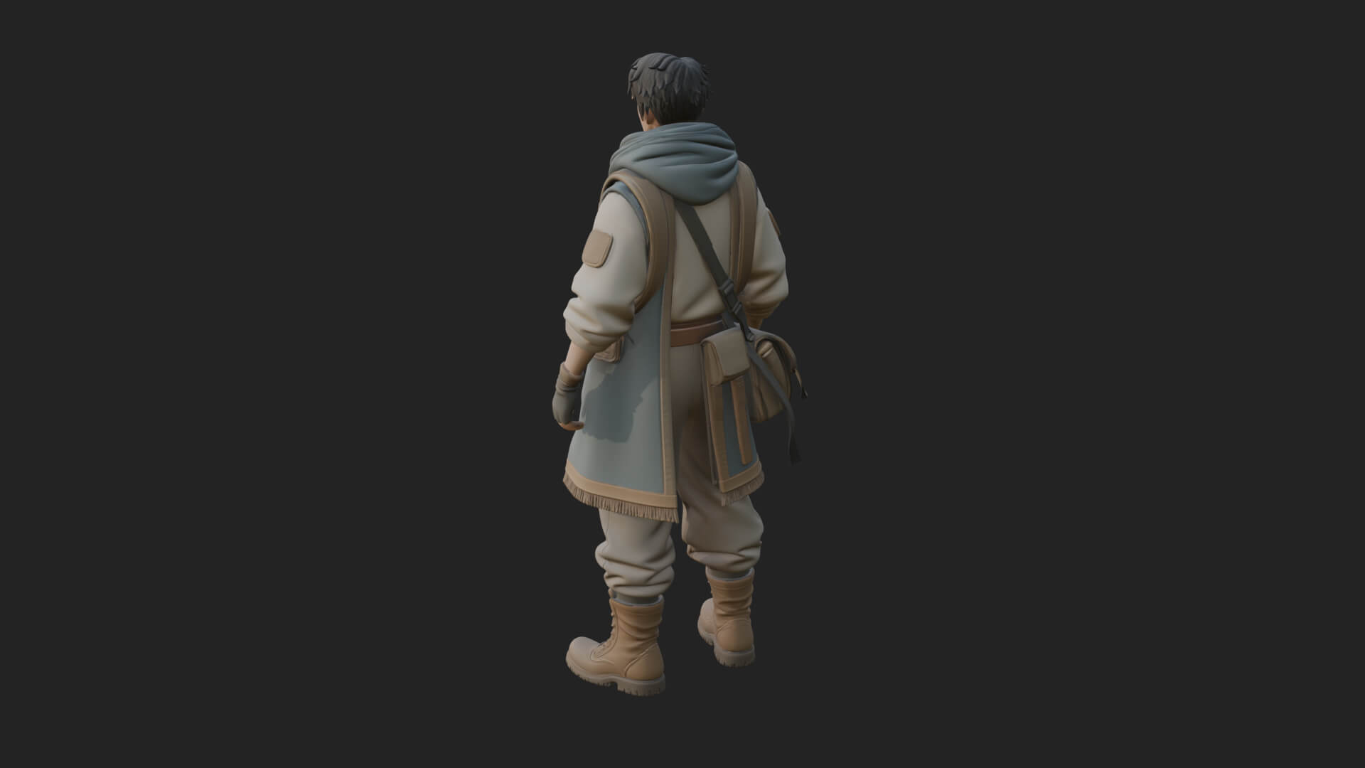 Explorer Man Statue Design 17 3D Print Model 3D Model