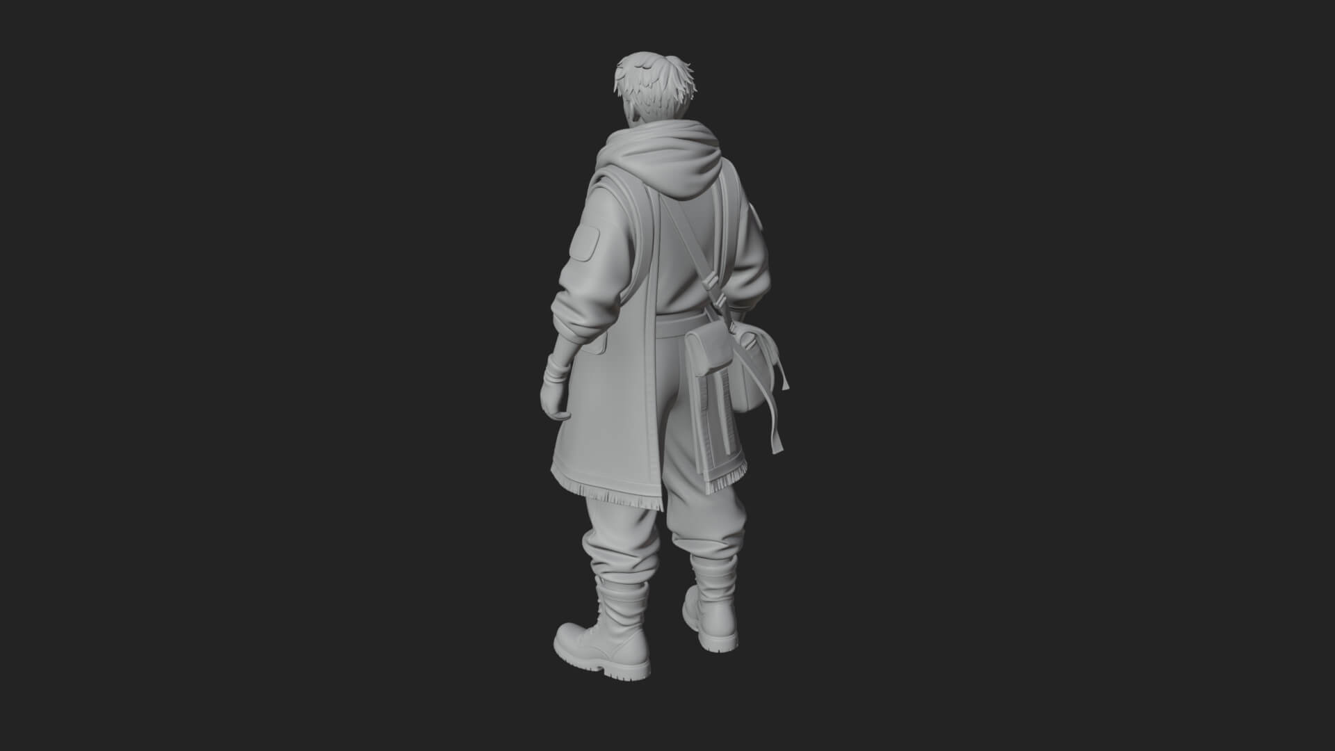 Explorer Man Statue Design 17 3D Print Model 3D Model