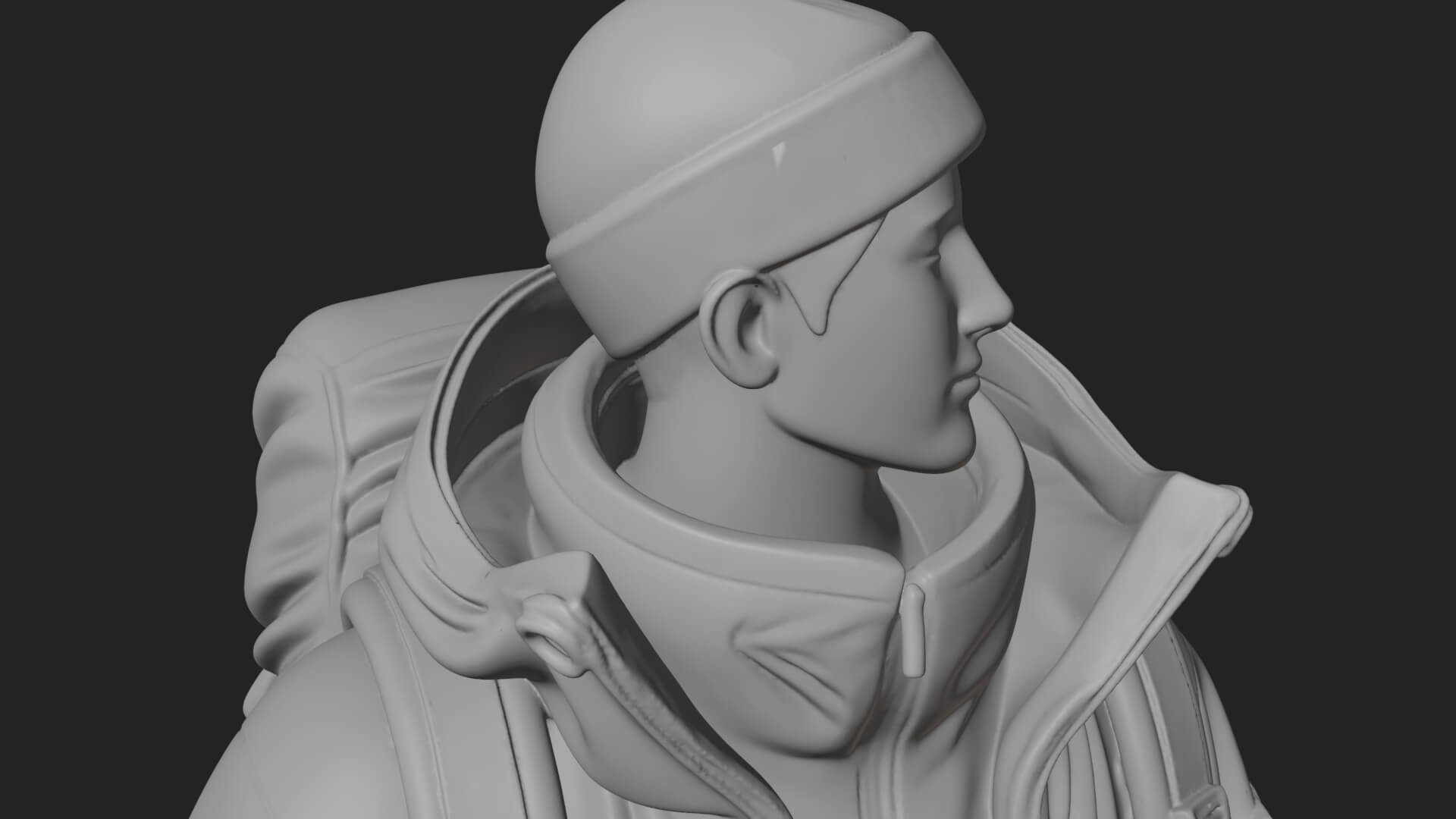 Explorer Man Statue Design 18 3D Print Model 3D Model
