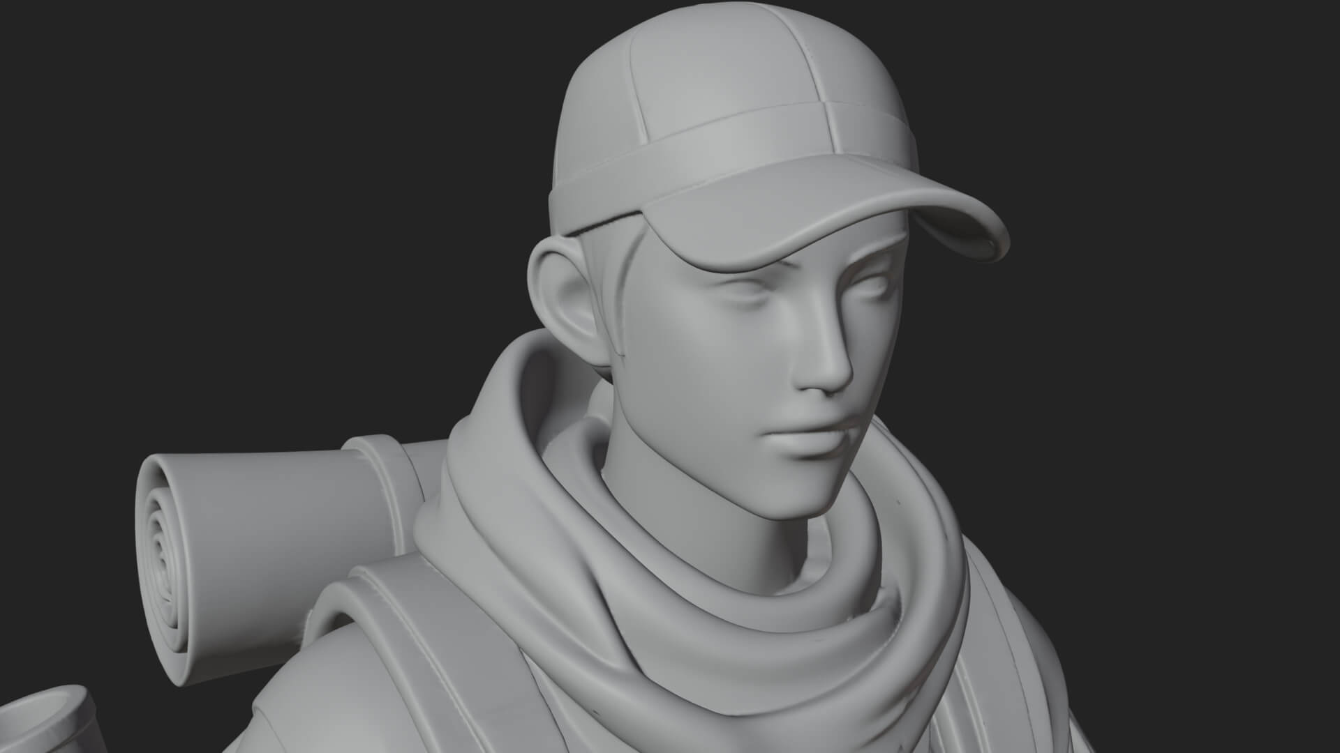 Explorer Man Statue Design 20 3D Print Model 3D Model