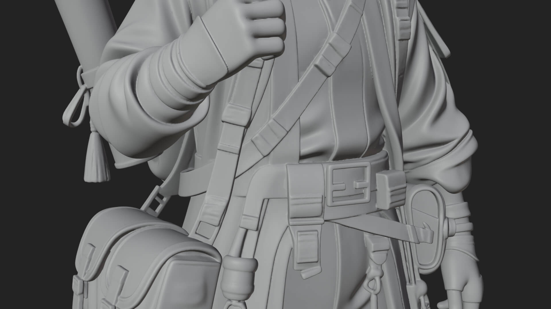 Explorer Man Statue Design 20 3D Print Model 3D Model
