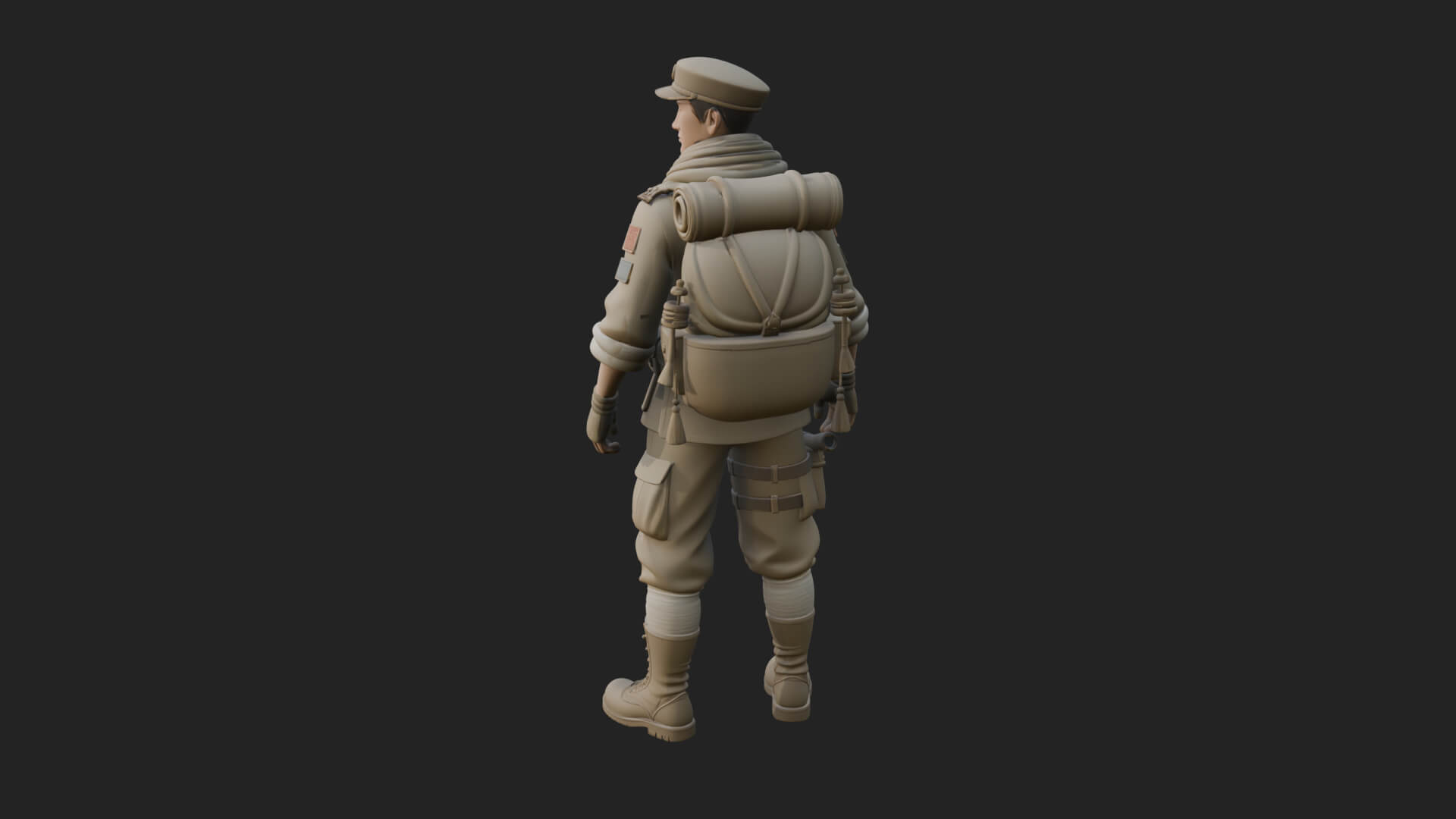 Explorer Man Statue Design 22 3D Print Model 3D Model