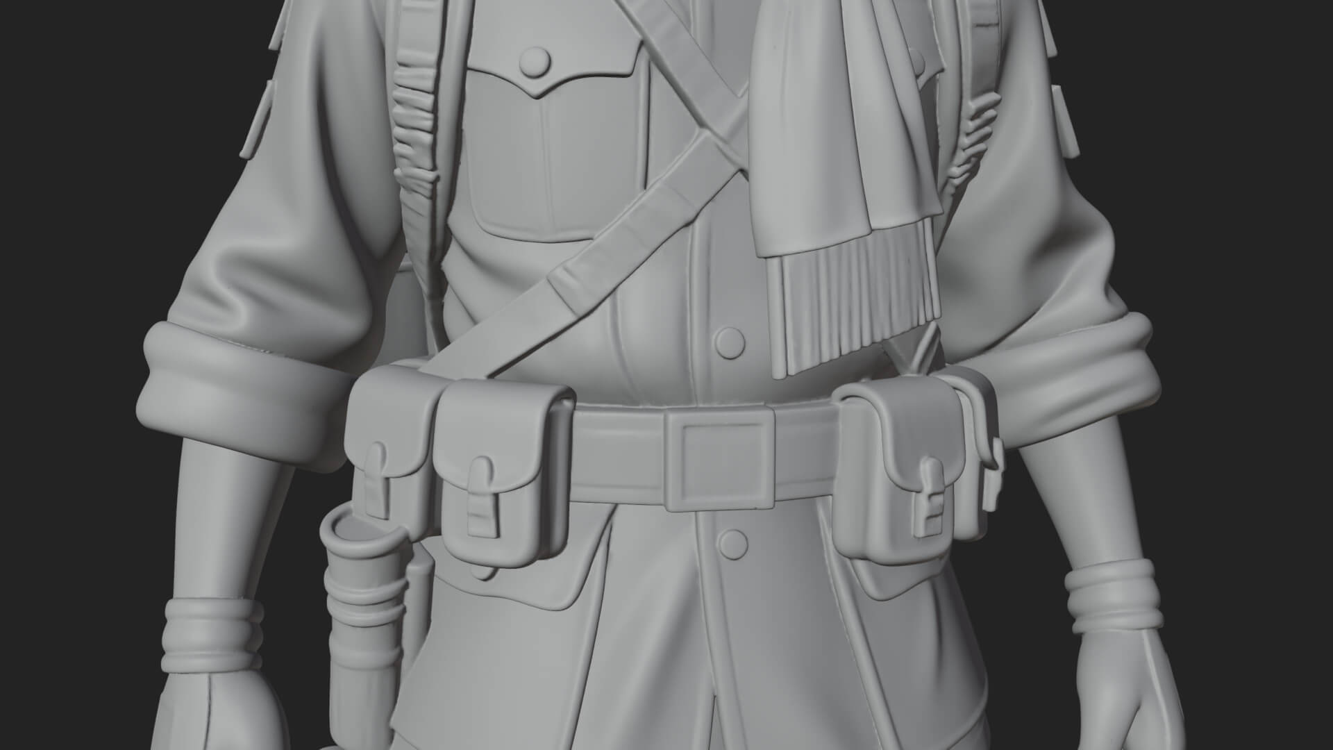 Explorer Man Statue Design 22 3D Print Model 3D Model