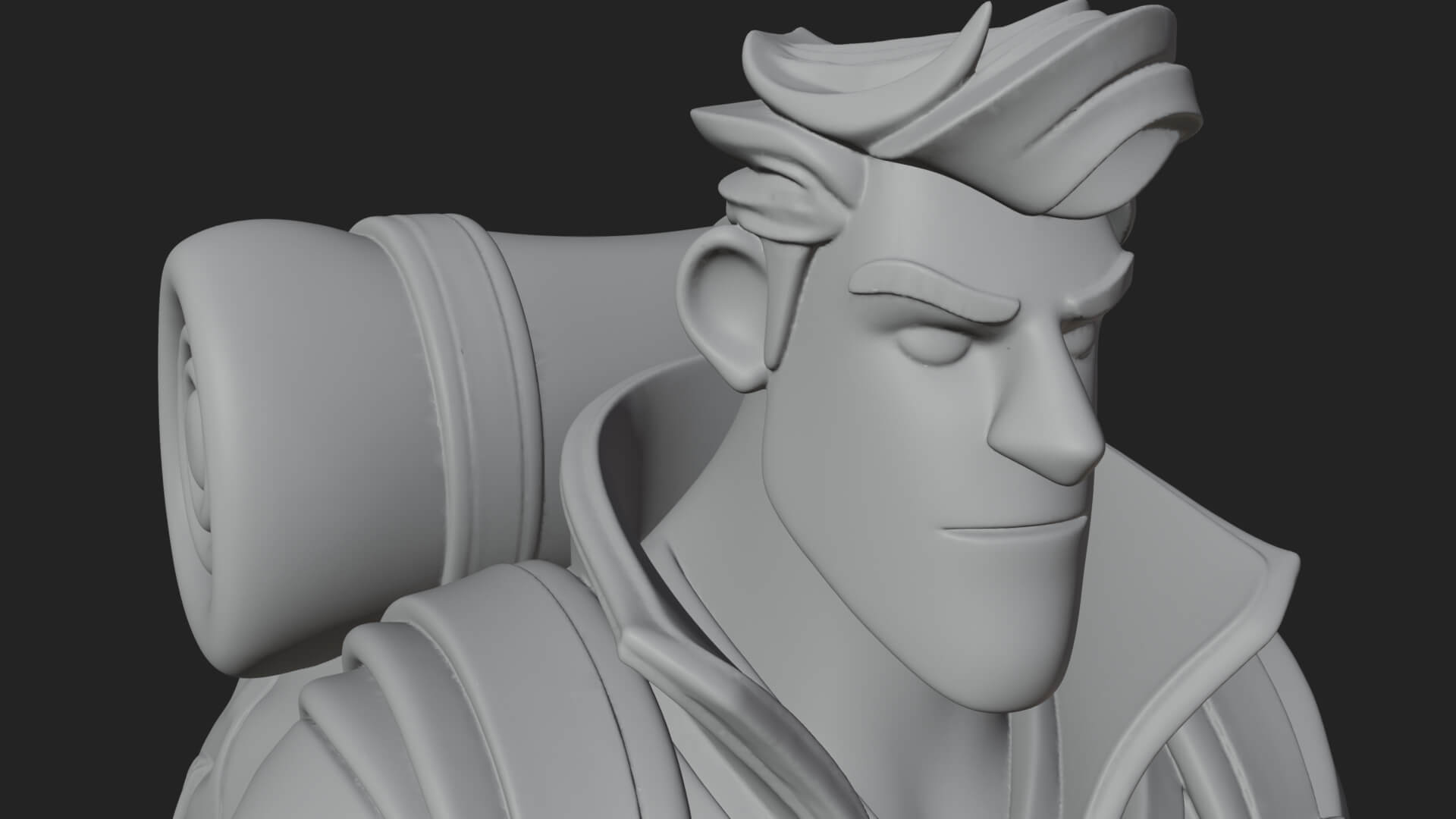 Explorer Man Statue Design 23 3D Print Model 3D Model