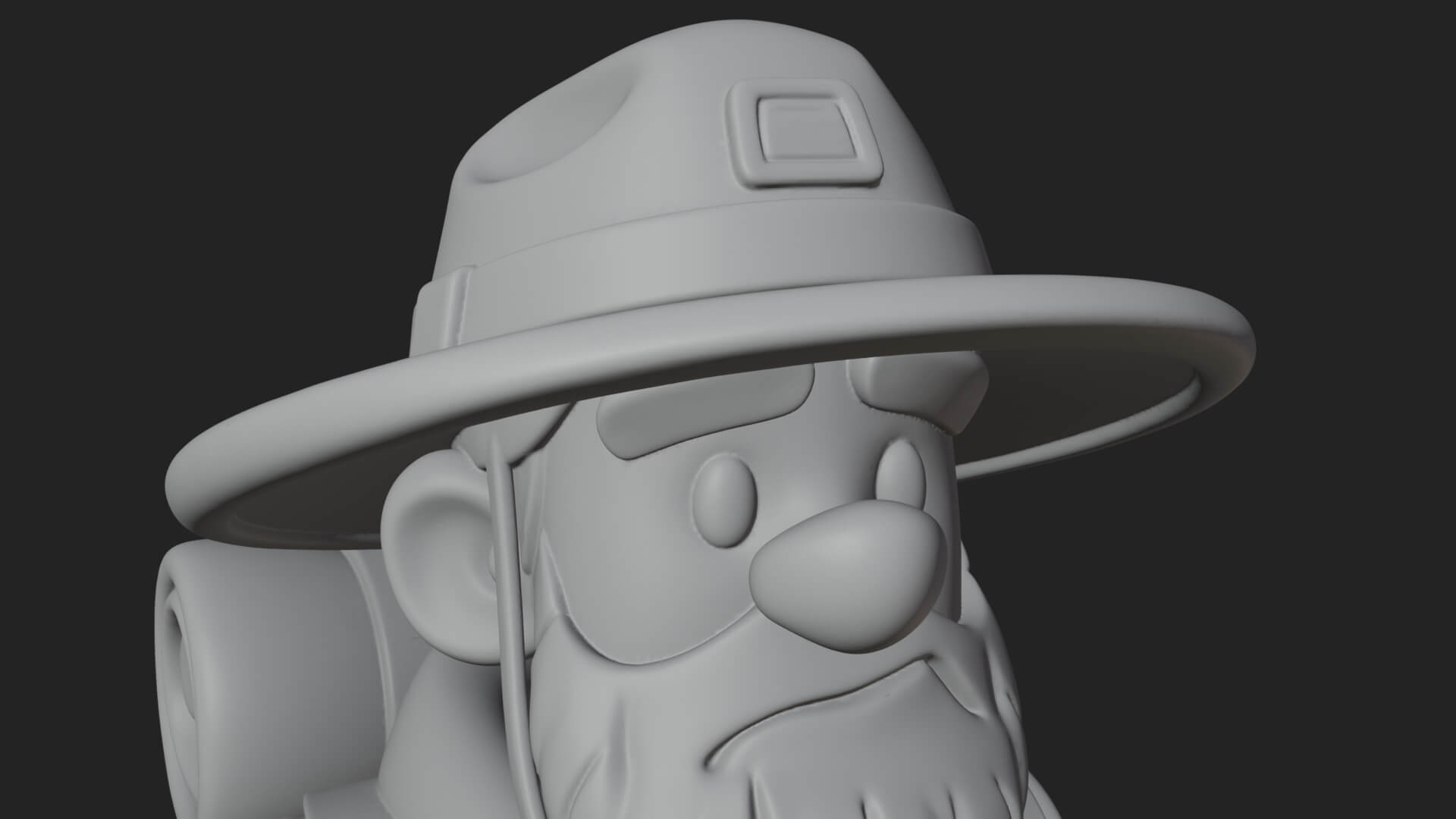 Explorer Man Statue Design 24 3D Print Model 3D Model