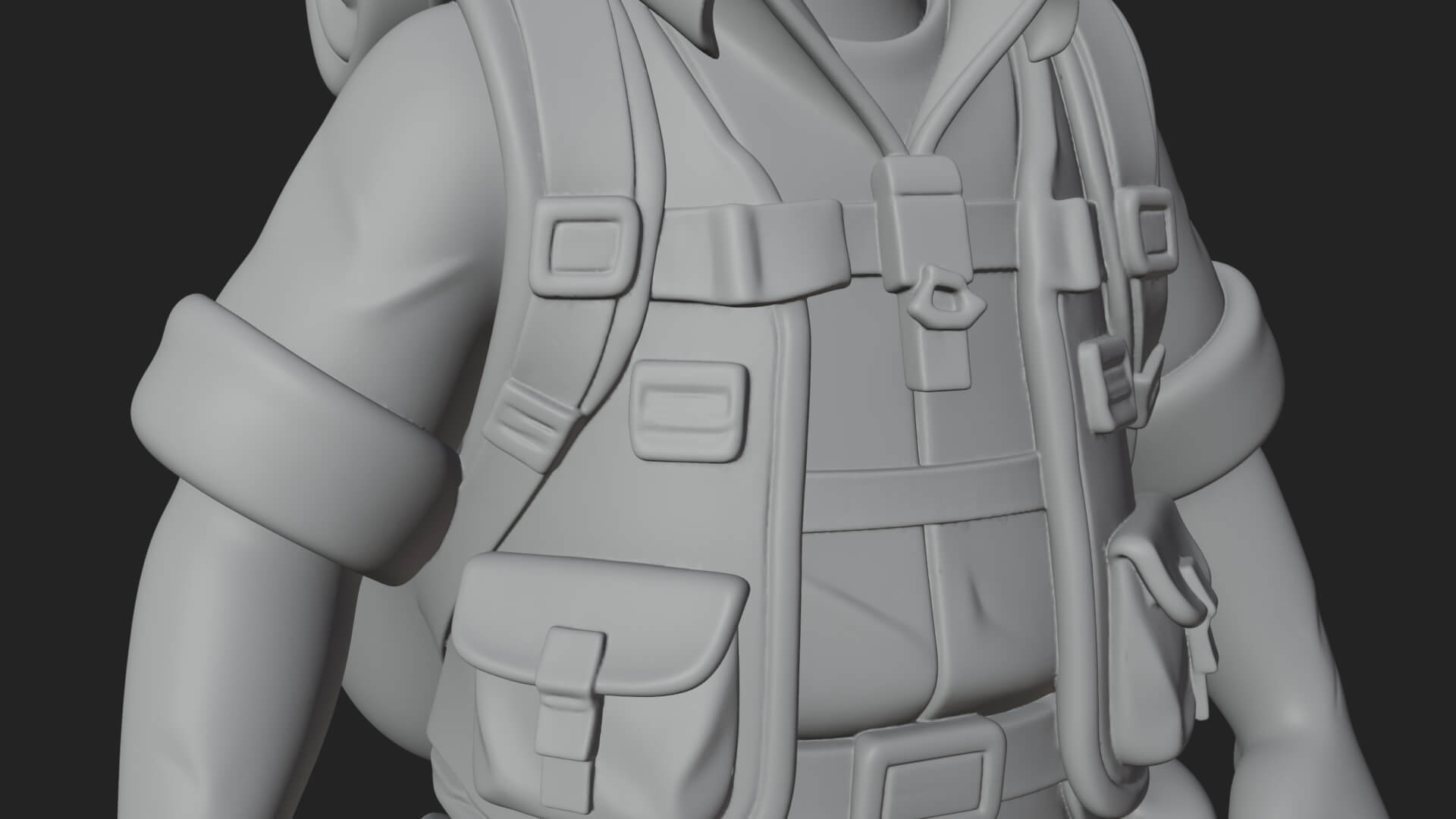 Explorer Man Statue Design 24 3D Print Model 3D Model