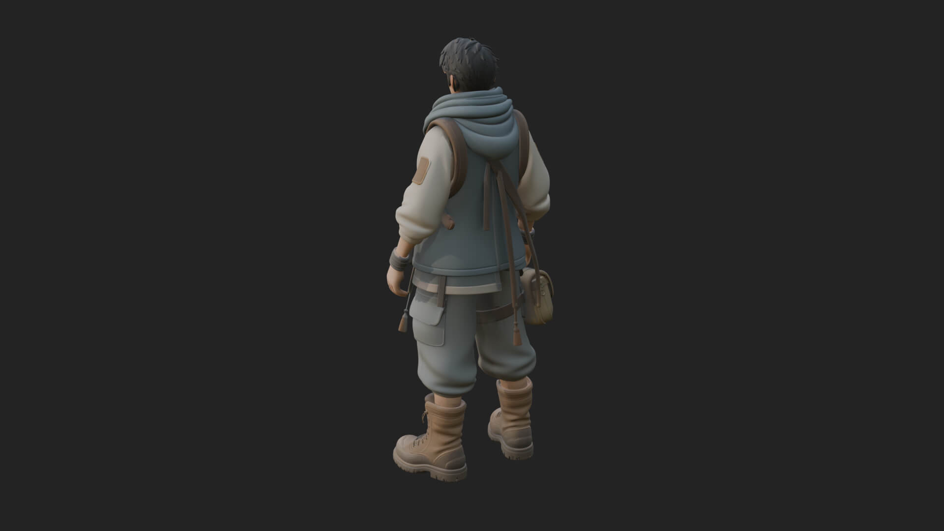 Explorer Man Statue Design 27 3D Print Model 3D Model