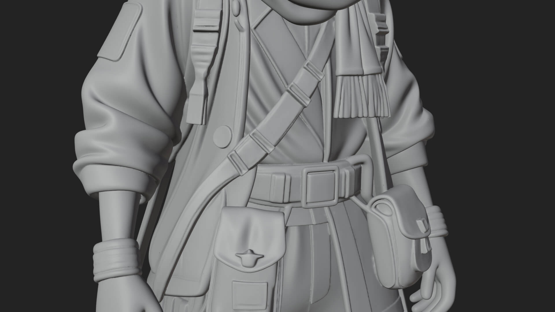 Explorer Man Statue Design 27 3D Print Model 3D Model