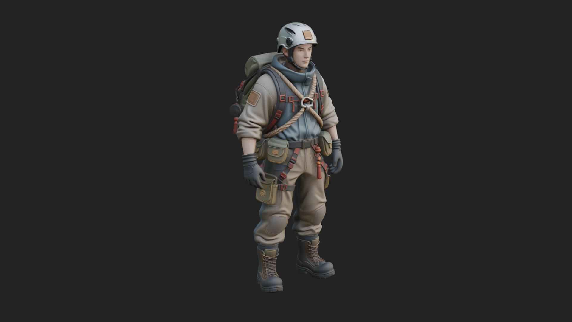 Explorer Man Statue Design 28 3D Print Model 3D Model