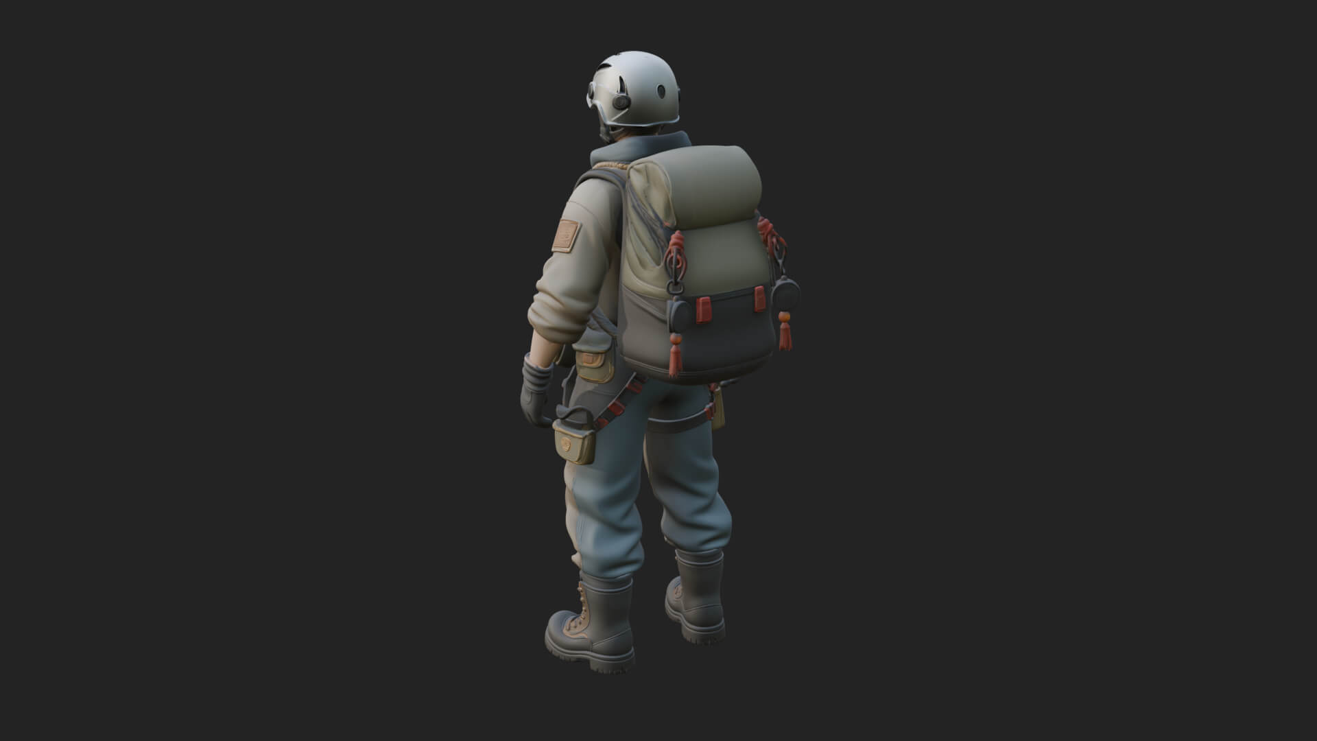 Explorer Man Statue Design 28 3D Print Model 3D Model
