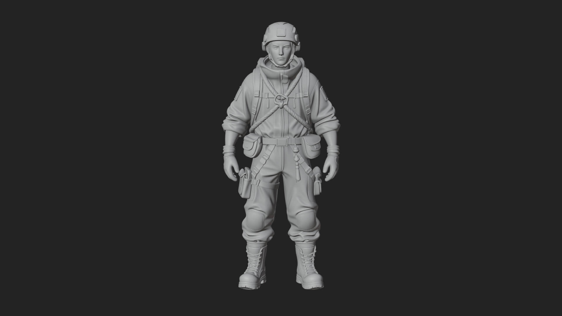 Explorer Man Statue Design 28 3D Print Model 3D Model