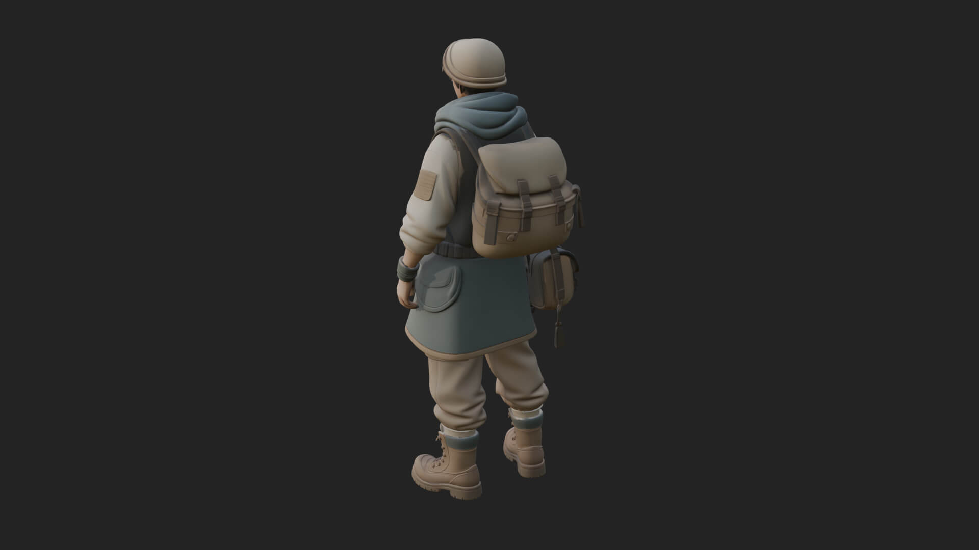 Explorer Man Statue Design 30 3D Print Model 3D Model