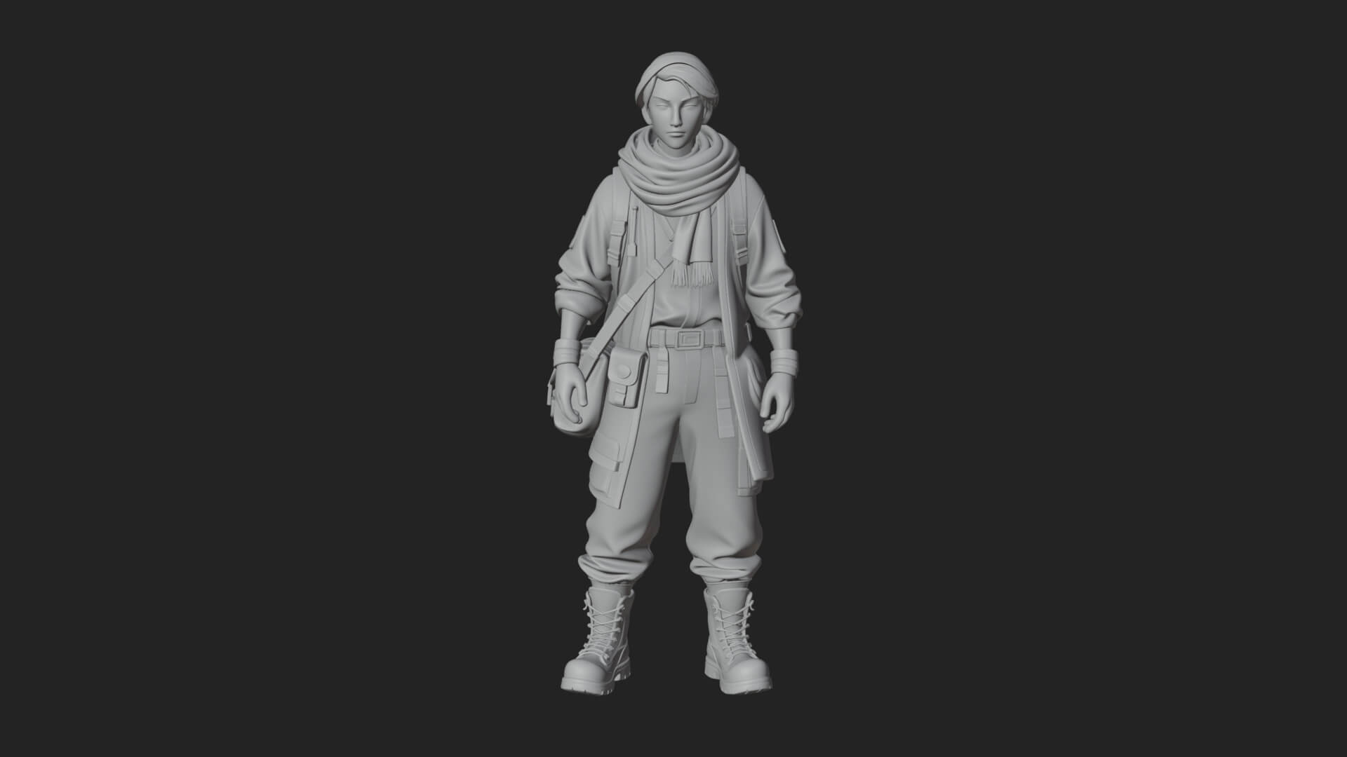 Explorer Man Statue Design 30 3D Print Model 3D Model