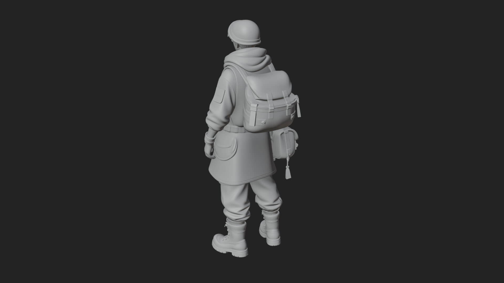 Explorer Man Statue Design 30 3D Print Model 3D Model