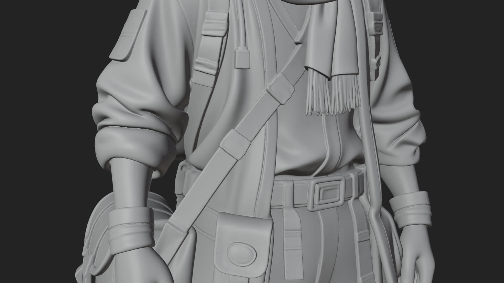 Explorer Man Statue Design 30 3D Print Model 3D Model