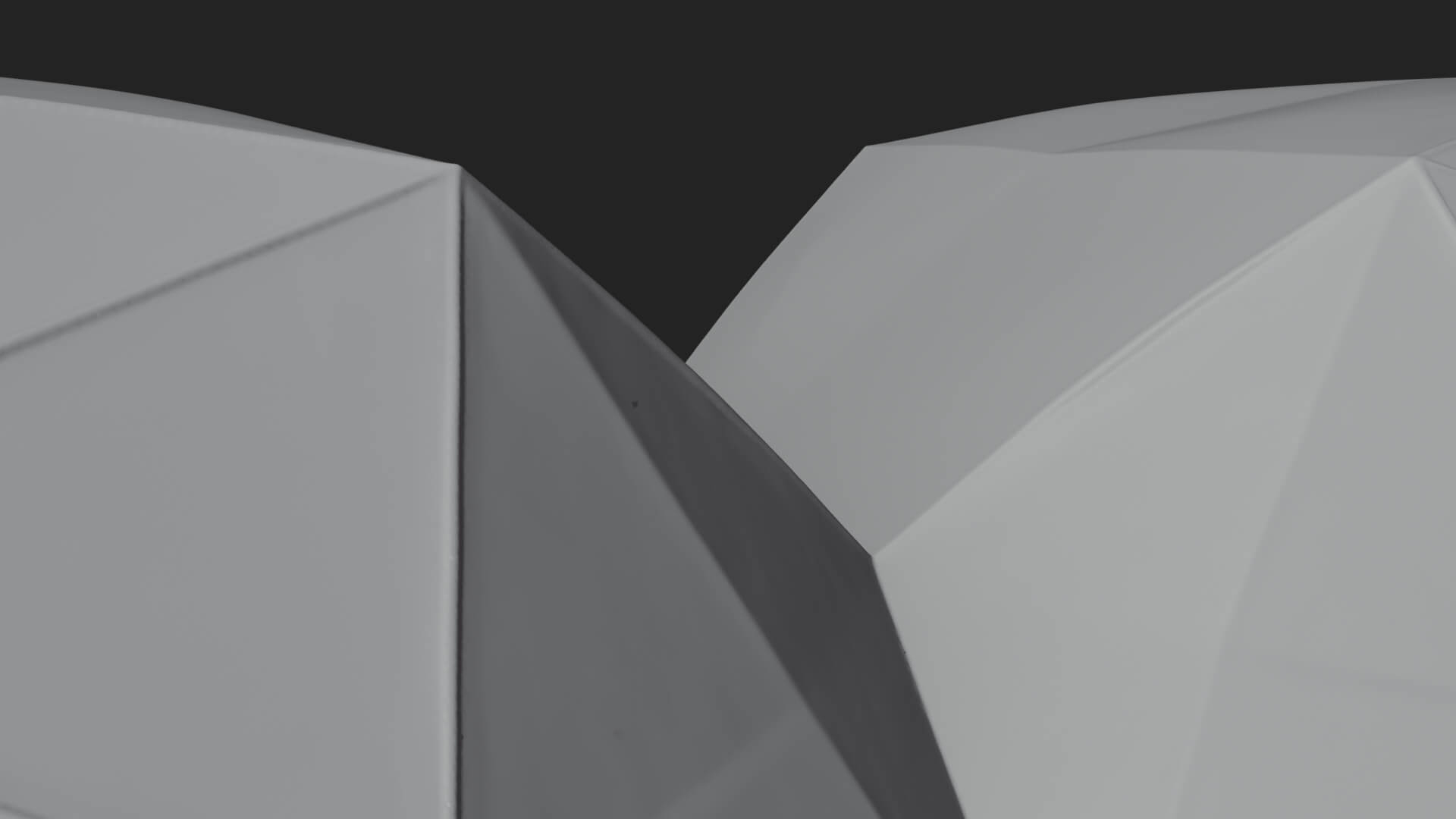 Faceted Crystal Heart Statue Design 2 3D Print Model 3D Model