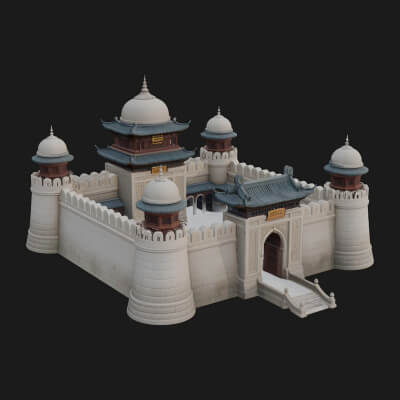 Fairy Tale Castle Design 12 3D Print Model