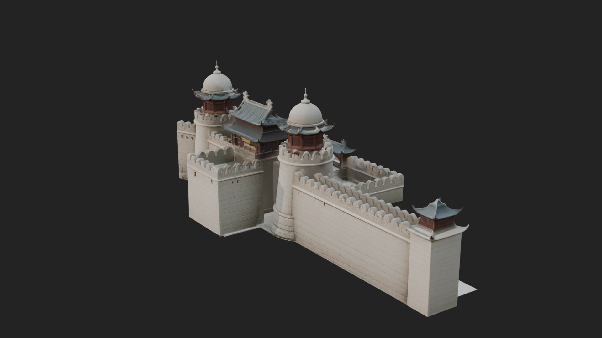 Fairy Tale Castle Design 26 3D Print Model 3D Model
