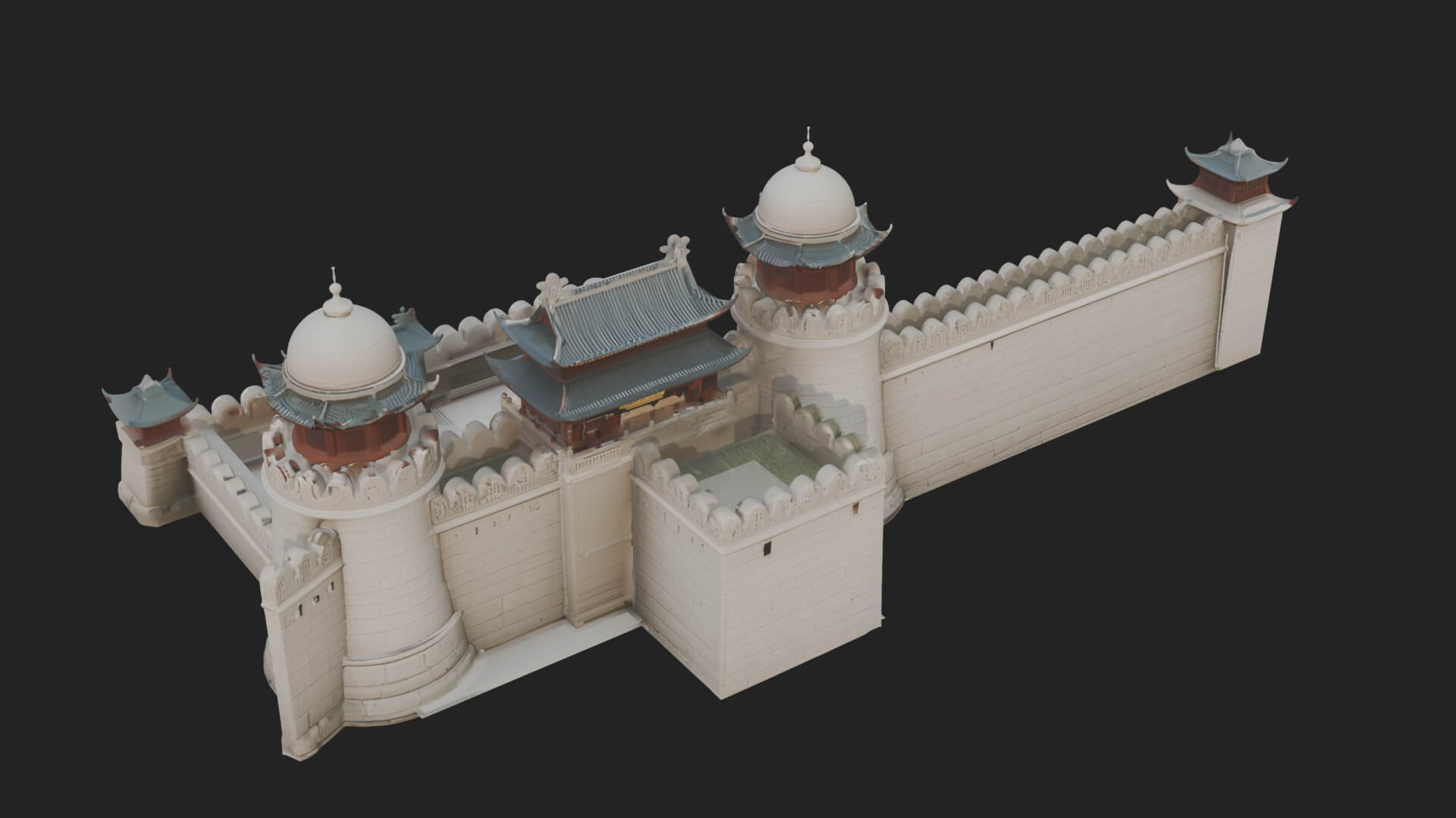 Fairy Tale Castle Design 26 3D Print Model 3D Model
