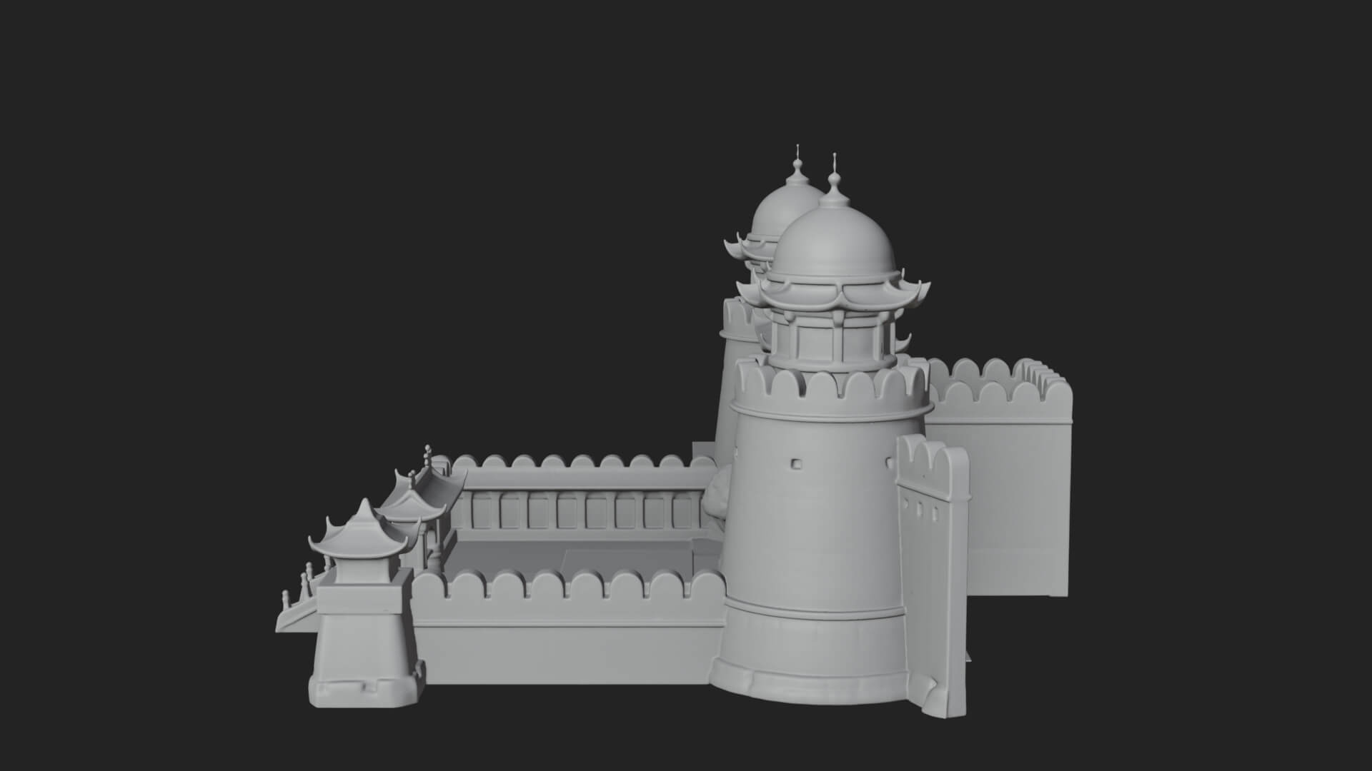 Fairy Tale Castle Design 26 3D Print Model 3D Model