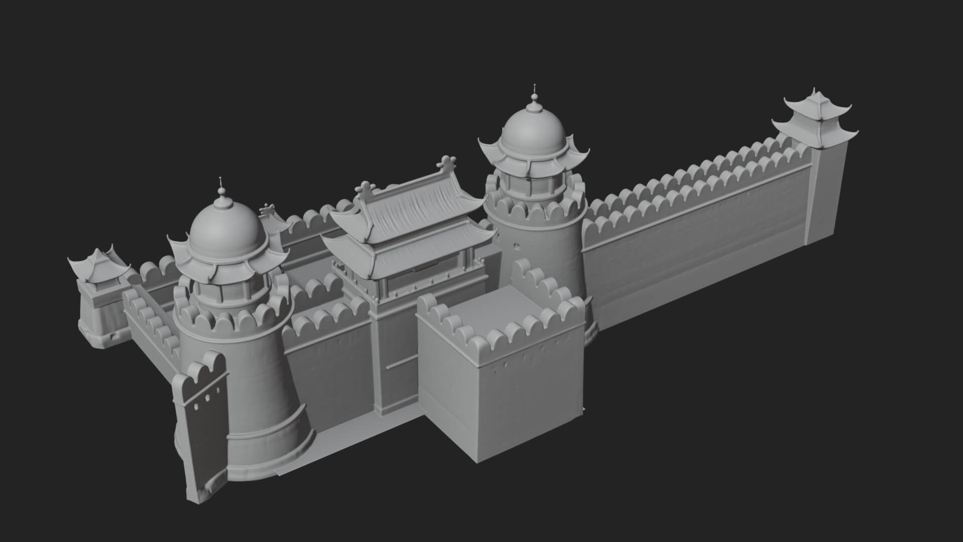 Fairy Tale Castle Design 26 3D Print Model 3D Model