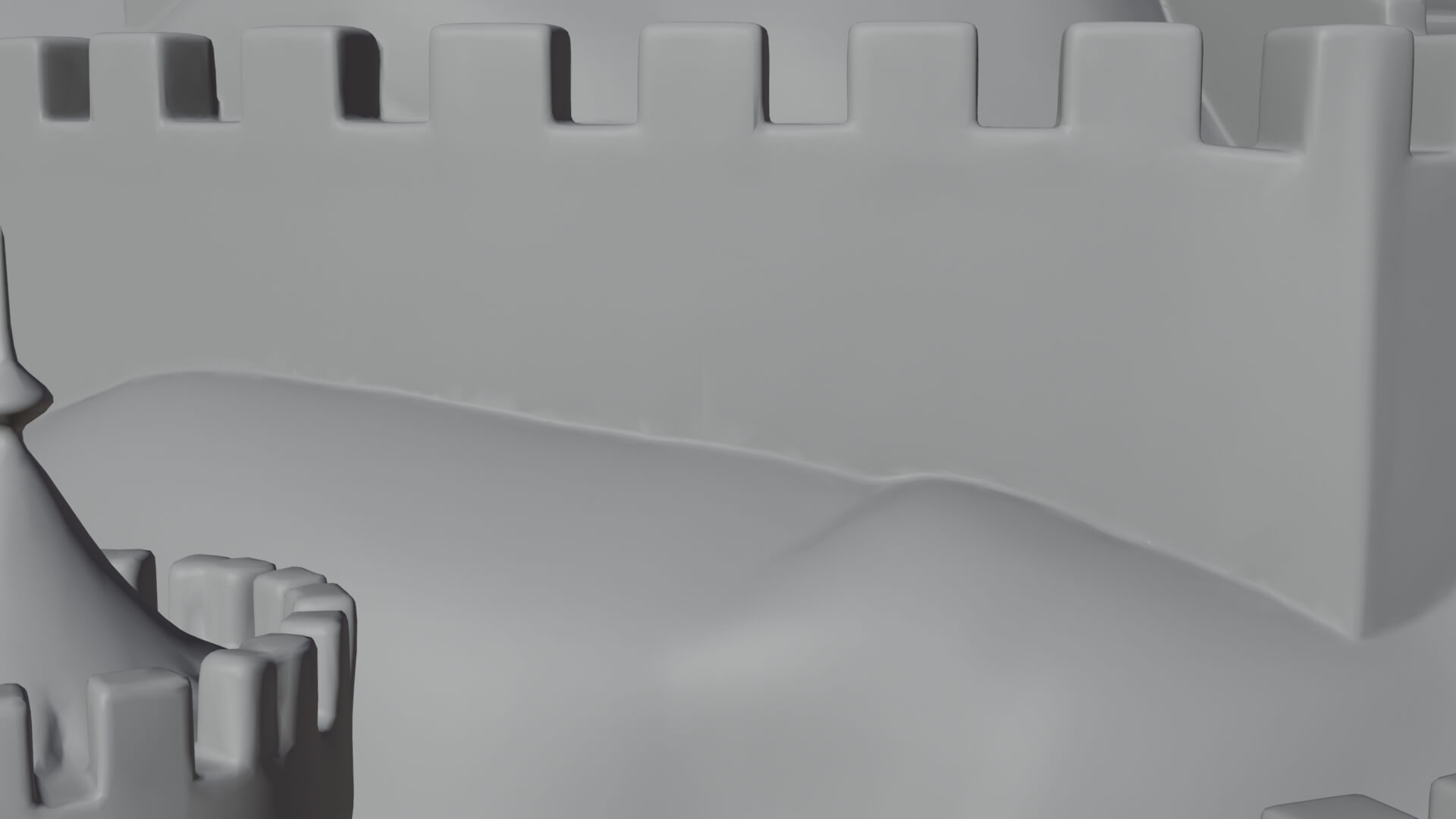 Fairy Tale Castle Design 27 3D Print Model 3D Model