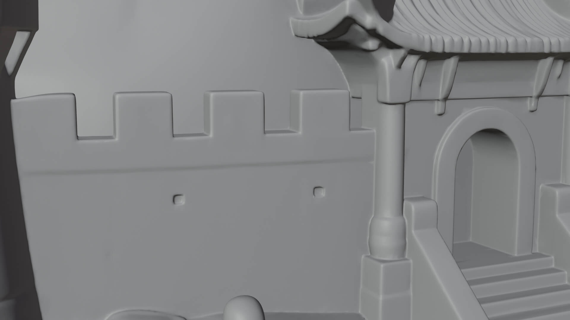Fairy Tale Castle Design 28 3D Print Model 3D Model