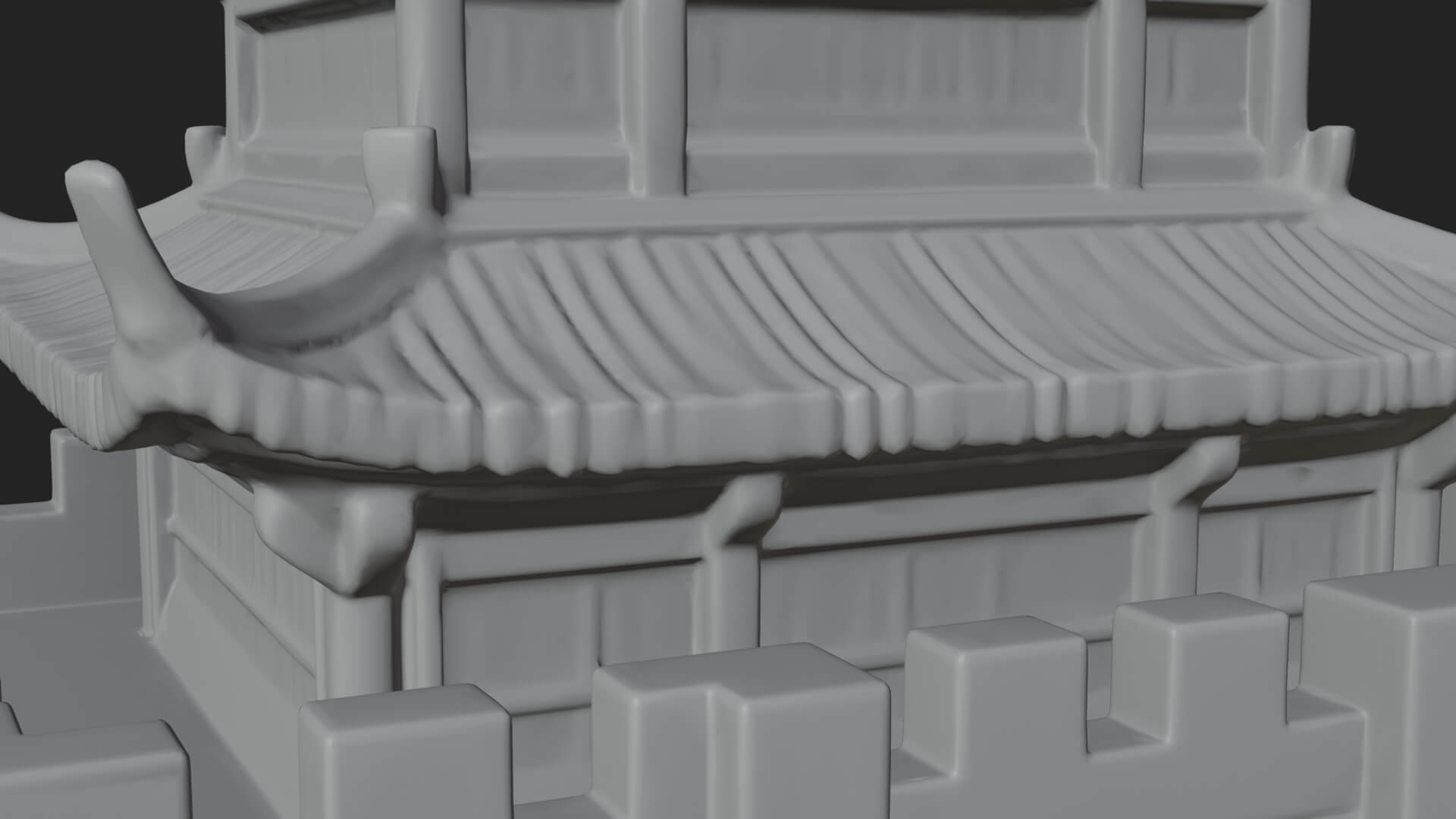 Fairy Tale Castle Design 29 3D Print Model 3D Model