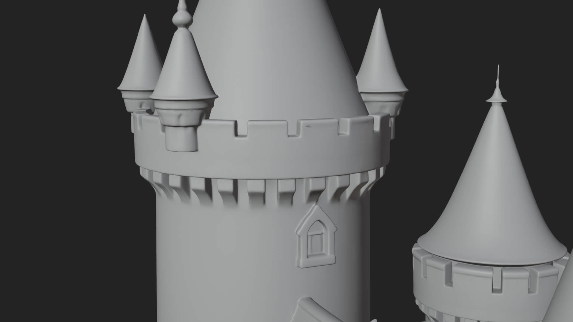 Fairy Tale Castle Design 30 3D Print Model 3D Model