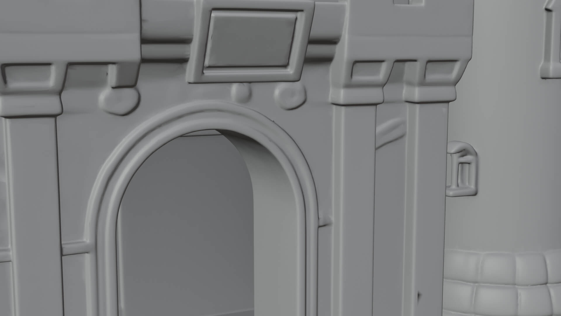 Fairy Tale Castle Design 30 3D Print Model 3D Model