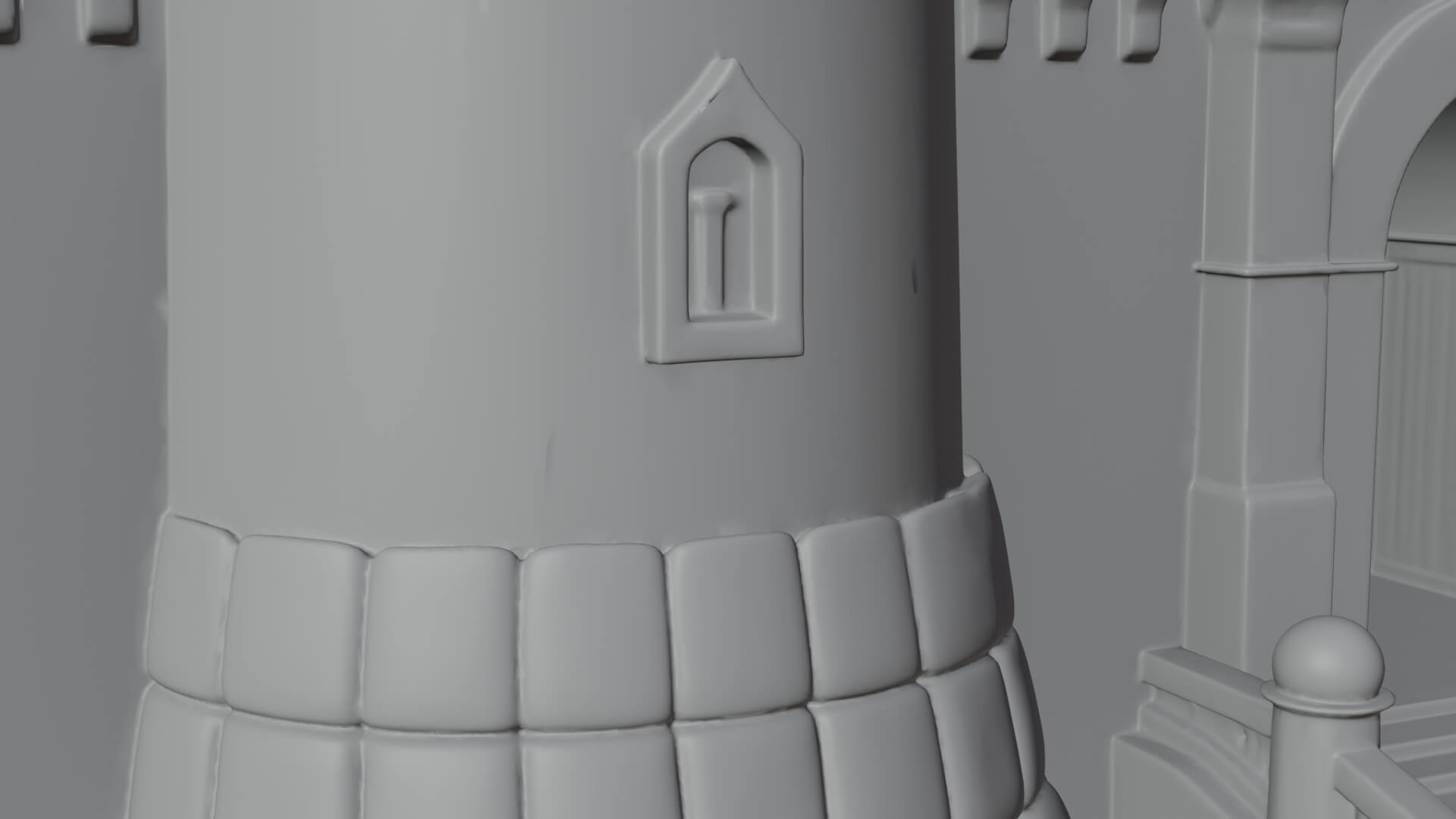 Fairy Tale Castle Design 32 3D Print Model 3D Model