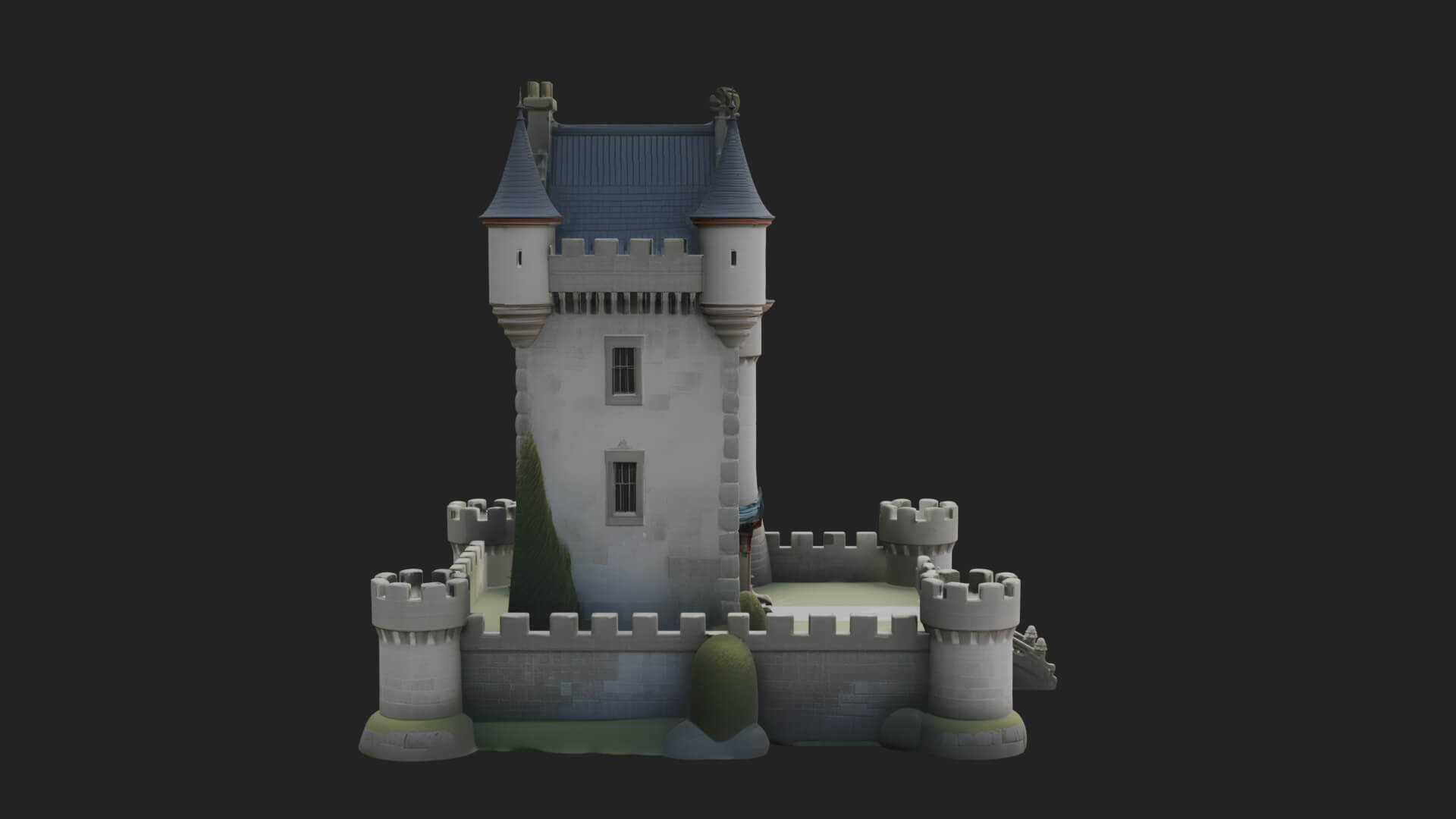 Fairy Tale Castle Design 33 3D Print Model 3D Model