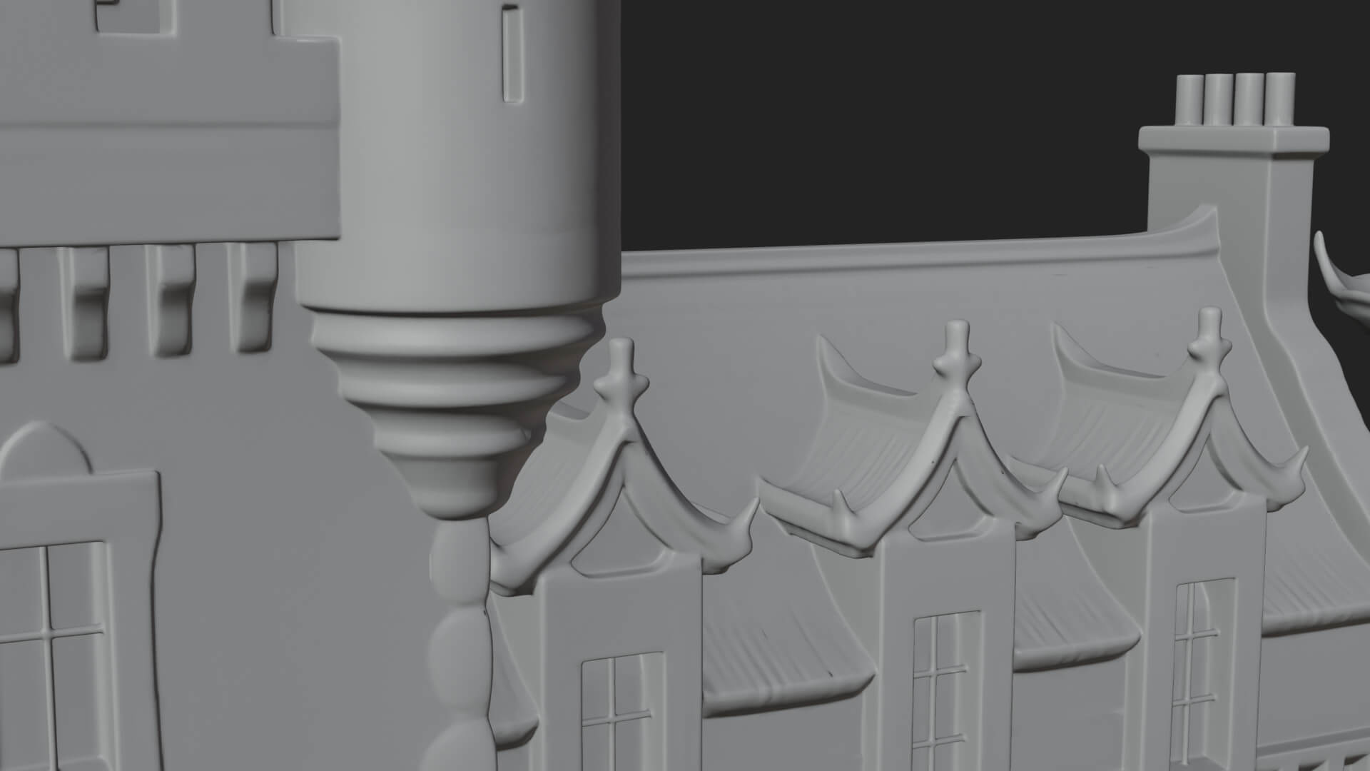 Fairy Tale Castle Design 33 3D Print Model 3D Model